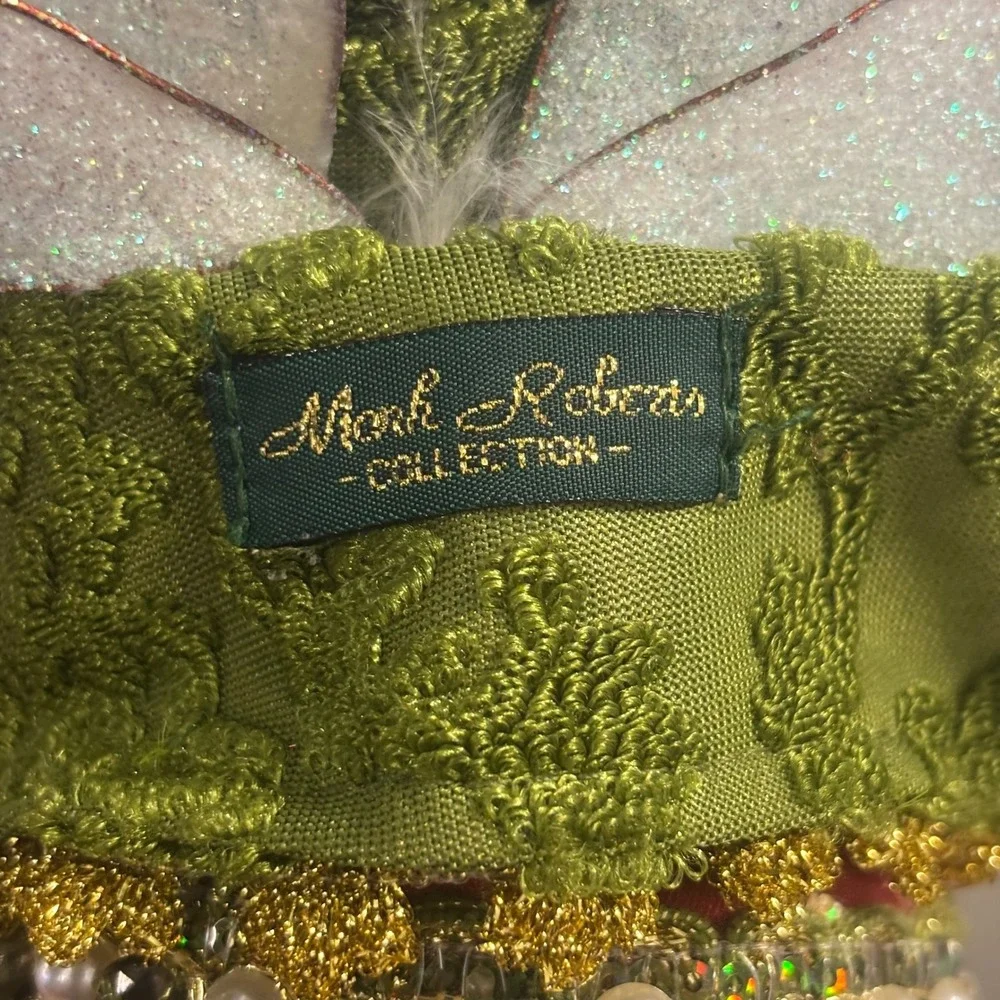 Mark Roberts Christmas Fairy Elf Red Green Gold Limited Edition Posable Decor
